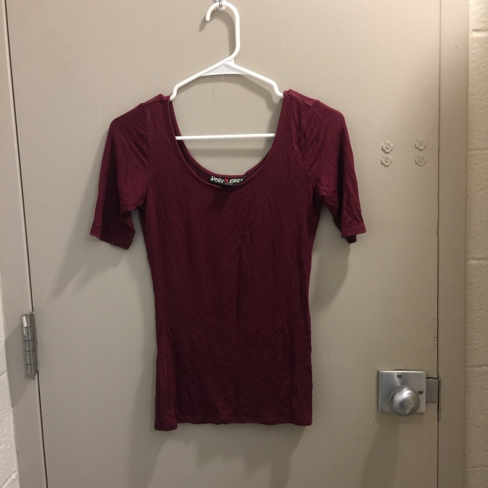 Maroon Top