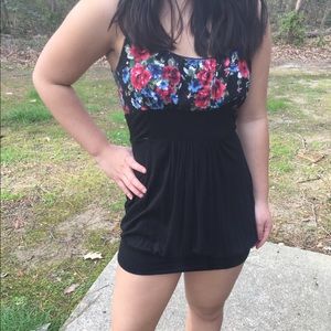 Floral mini dress
