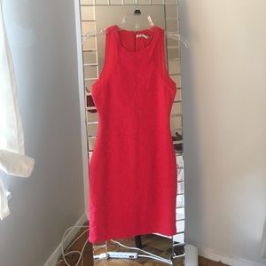 Zara red/pink form fitting dress size XS