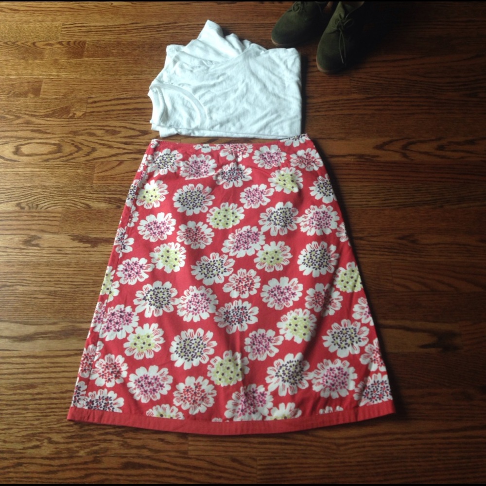 Boden size 8 Floral Skirt