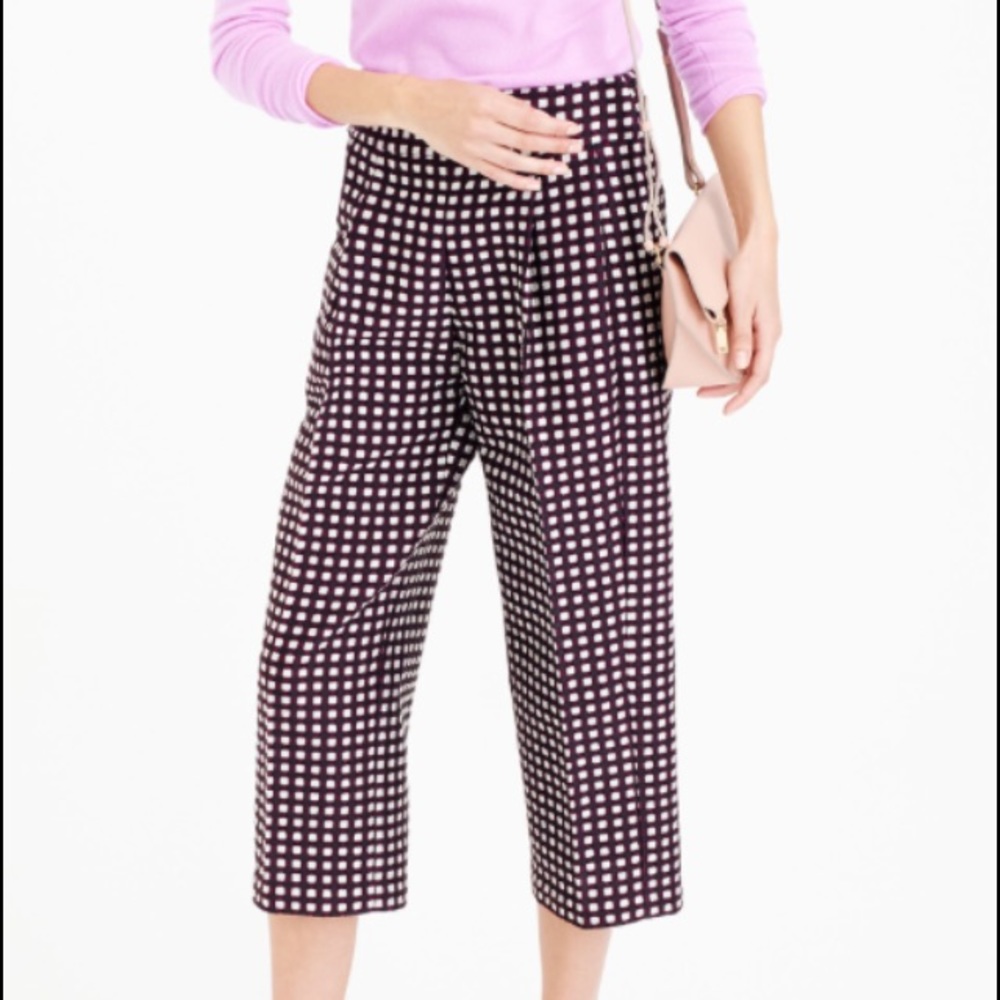 ✨NWT✨J. CREW COLLECTION CROPPED WIDE LEG PANTS