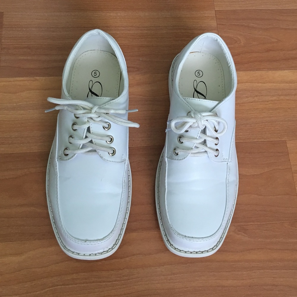 Boys White Shoes