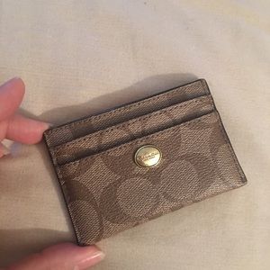 Coach card holder