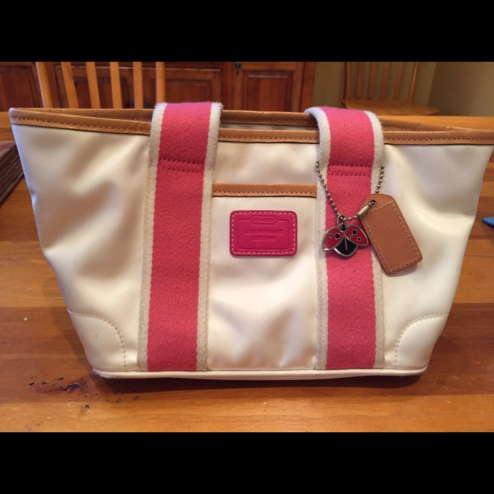 Coach 1893 Hamptons weekend mini tote