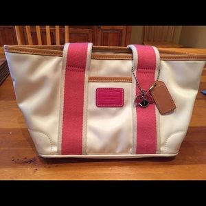 Coach 1893 Hamptons weekend mini tote