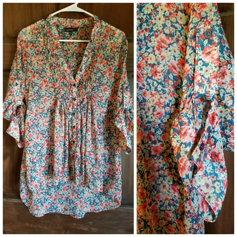 High low tunic blouse