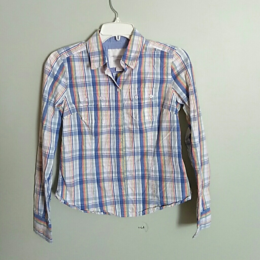 Plaid button up shirt