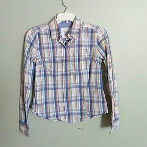 Plaid button up shirt