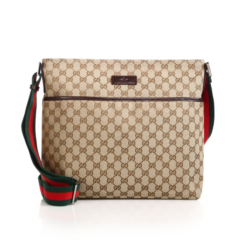 **SOLD**Gucci Canvas Messenger crossbody