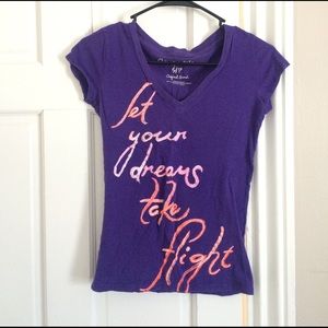 Aeropostale purple v-neck