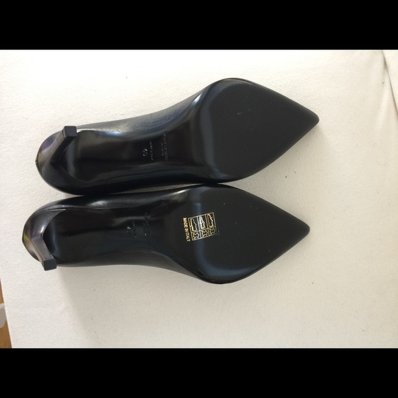 Saint Laurent Paris skinny leather pumps. New. 40 - Picture 2 of 5