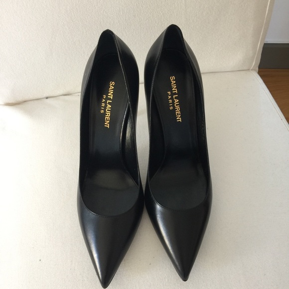 Saint Laurent Paris skinny leather pumps. New. 40 - Picture 3 of 5