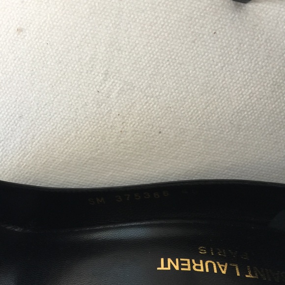 Saint Laurent Paris skinny leather pumps. New. 40 - Picture 4 of 5