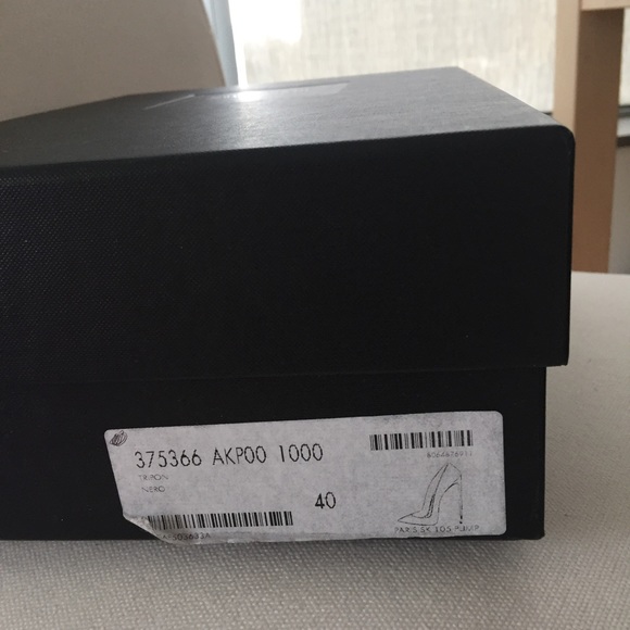 Saint Laurent Paris skinny leather pumps. New. 40 - Picture 5 of 5