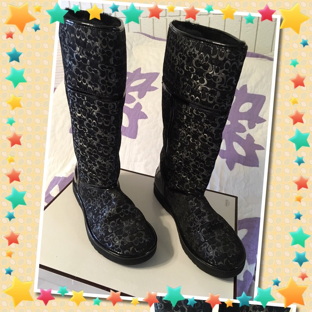 👢👢💖COACH WEATHER BOOTS☂️👢Authentic ☂️👢