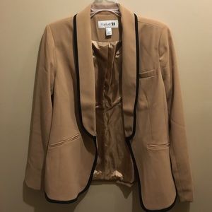 Forever 21 long beige blazer!
