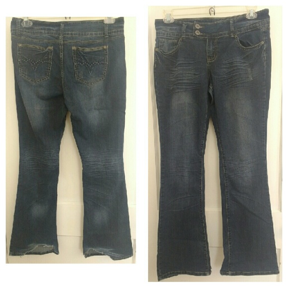 🎈HP!🎈Bongo Jeans w/2 buttons at Waist - Picture 3 of 4