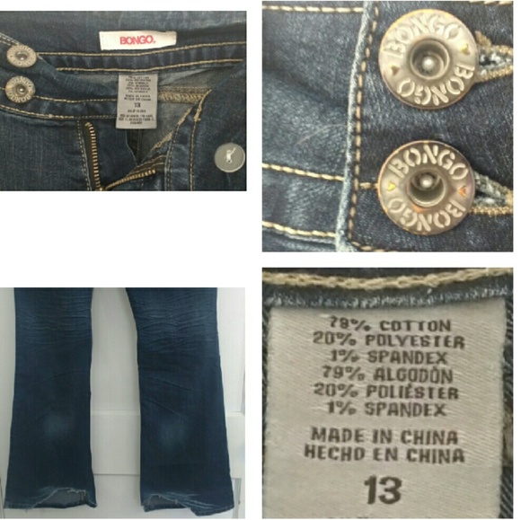 🎈HP!🎈Bongo Jeans w/2 buttons at Waist - Picture 4 of 4