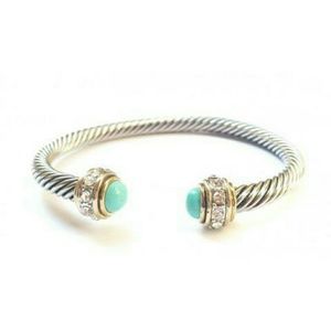 Turquoise Cable bracelet MD