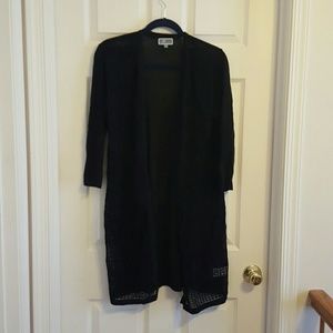 LAST CHANCE SALE - Black duster sweater