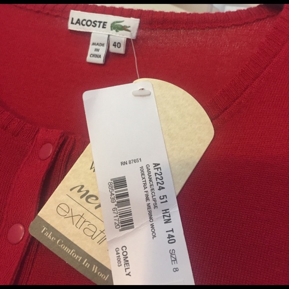Lacoste Merino Wool Tunic - Picture 2 of 3