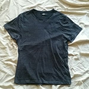 Black w/ White Stripes Tee