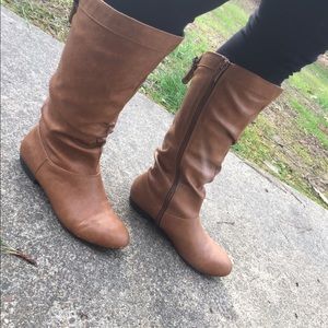 Cognac Riding Boots
