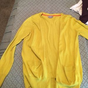 Mustard yellow cardigan from Jc penny!