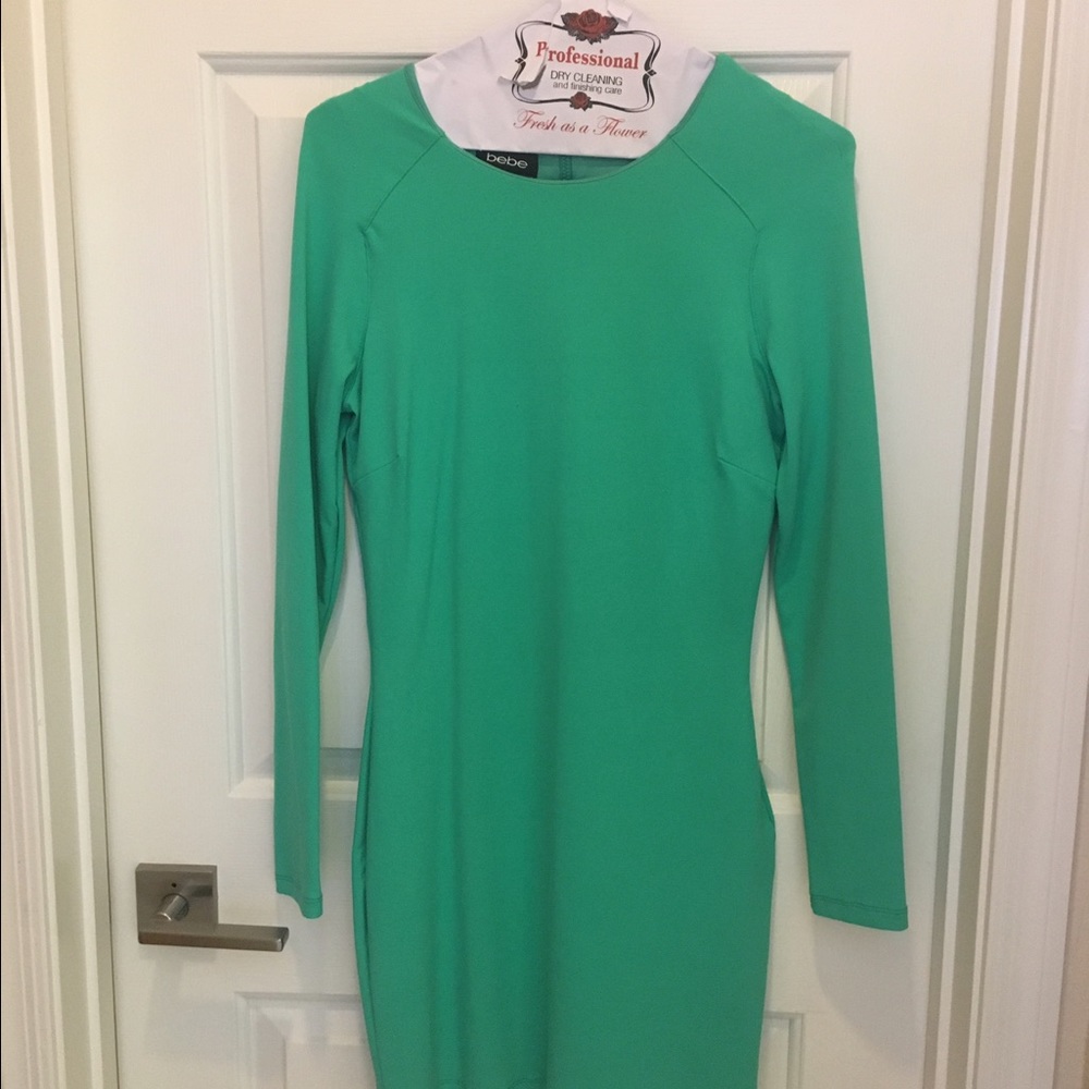 Bebe green dress