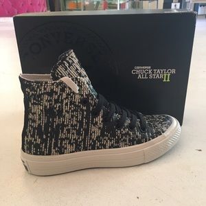 Converse ctas II Hi with rubberized textile