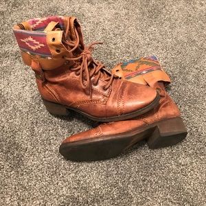 Steve Madden Aztec Combat Boots