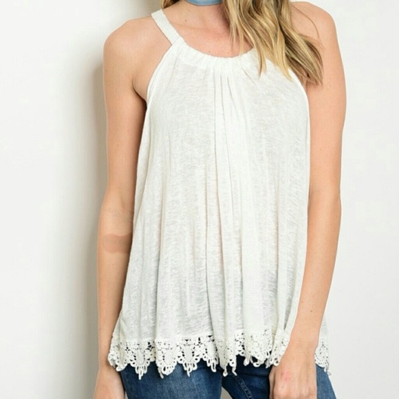 NEW Maronie lace trimmed tank - Picture 2 of 4
