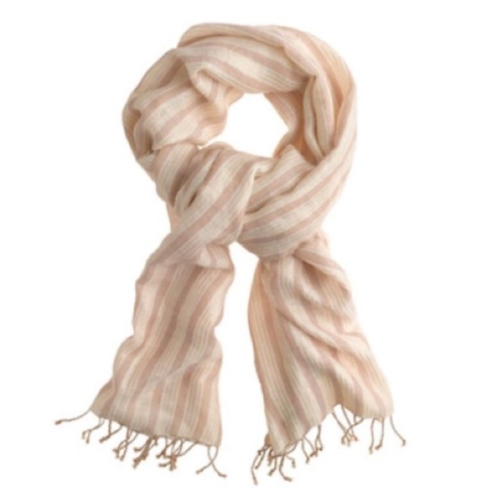 2 FOR $20! J. Crew metallic stripe scarf