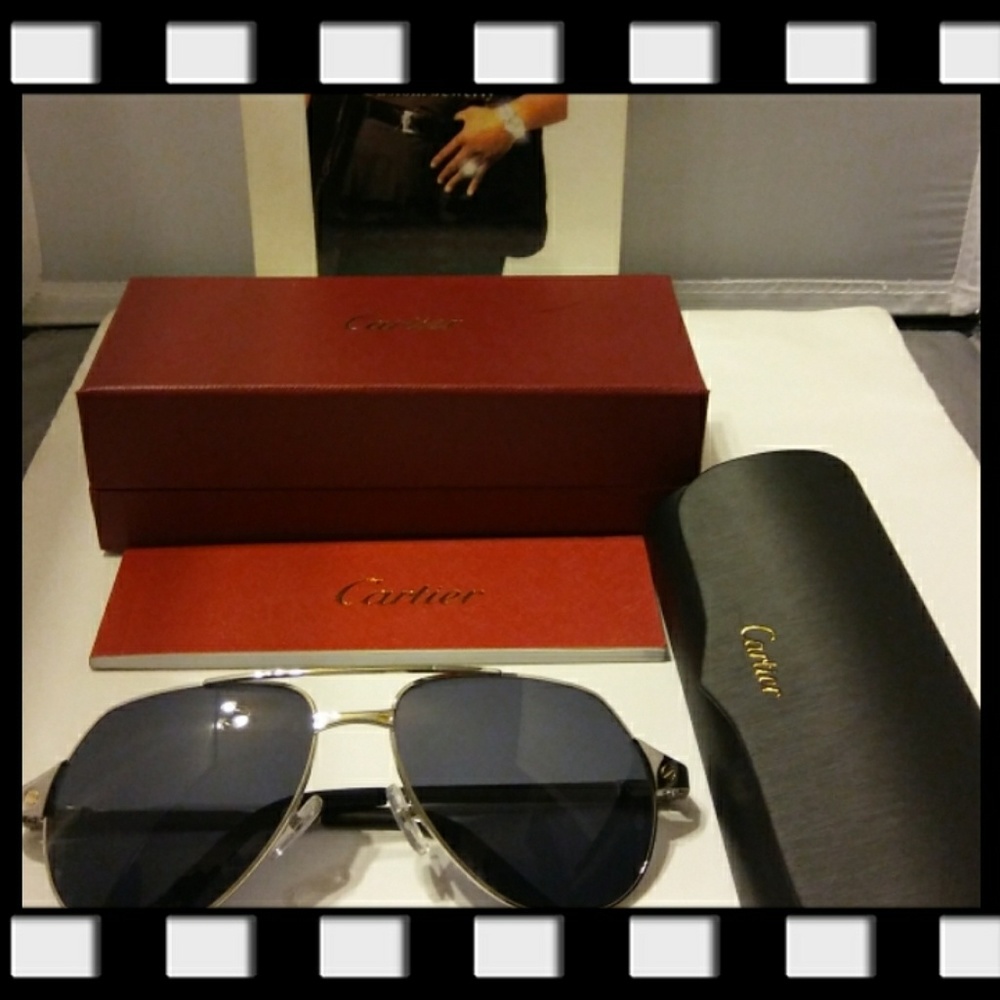 Mens Cartier Santos Dumont, 18k screws 63 mm!!!