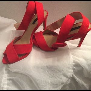 Red Zara Heels