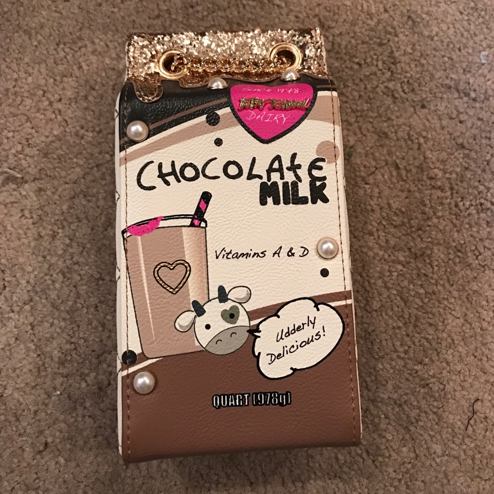 Betsey Johnson Chocolate Milk Cross-body