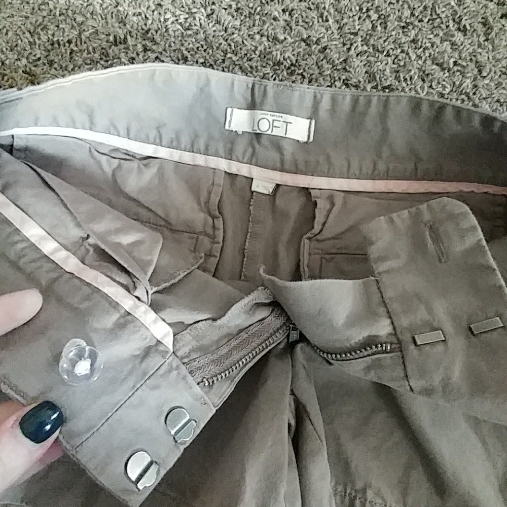 { Loft } Khaki Shorts - Picture 6 of 7