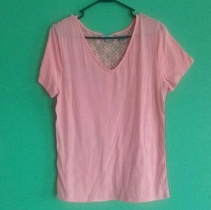 BKE top with lace back