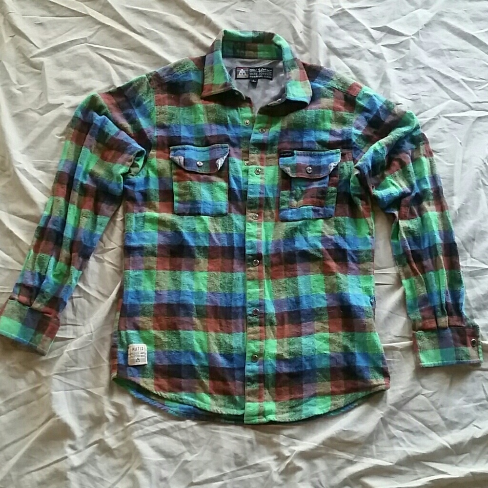 Colorful Button-Up