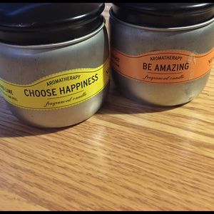 Barely used aromatherapy candle bundle