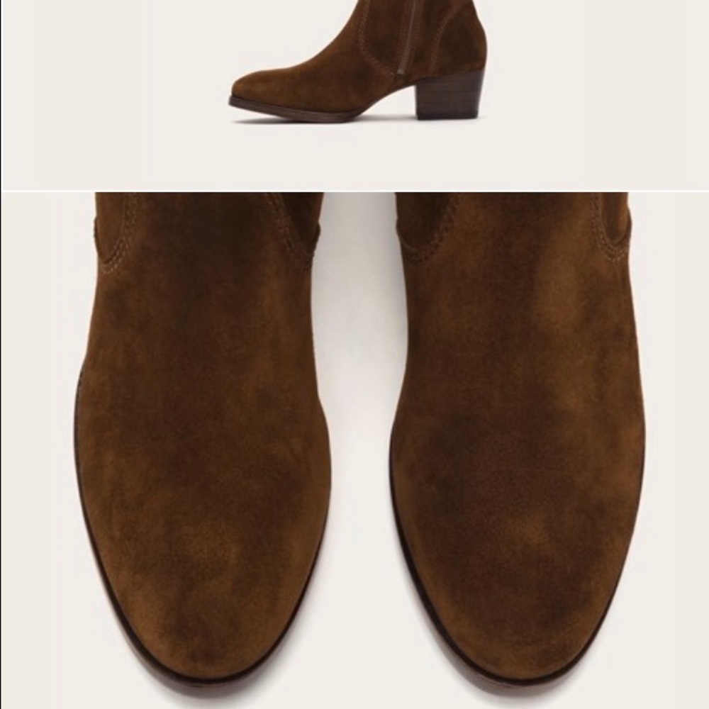NWT  FRYE Over the Knee Suede "Clara" Tassel Tall G O R G E O U S  Boots - Picture 4 of 11
