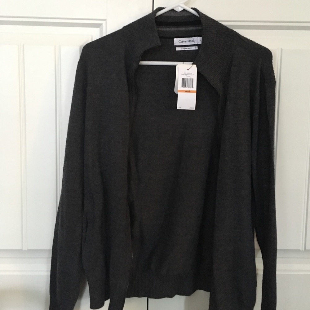 Grey cardigan