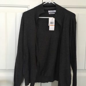 Grey cardigan