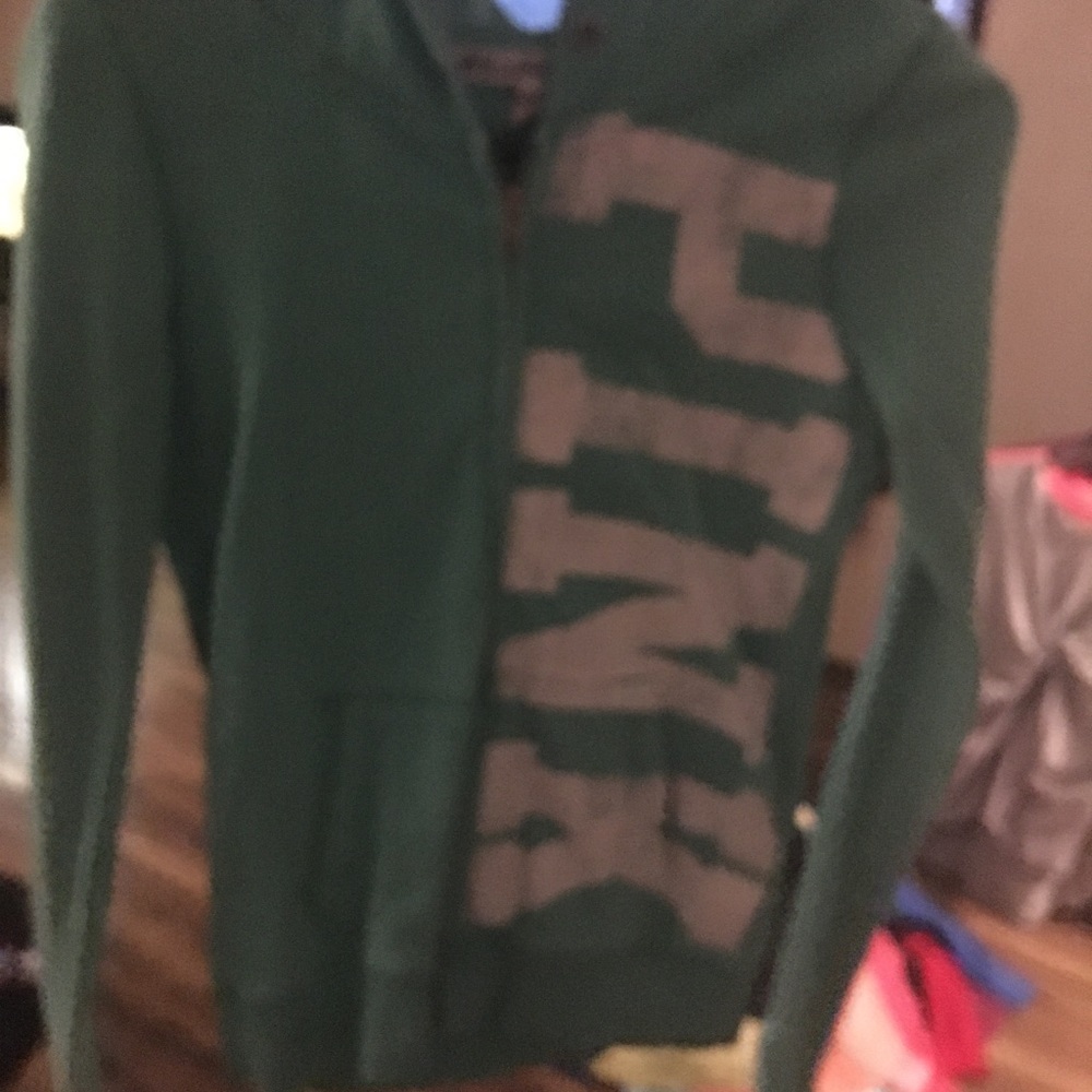 Victoria secret pink mint hoodie