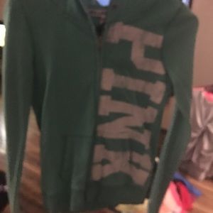 Victoria secret pink mint hoodie