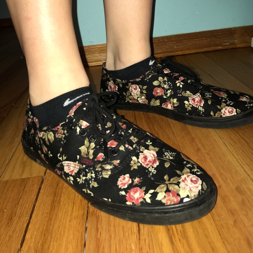 Vans Floral authentic men's 8 women's 9.5