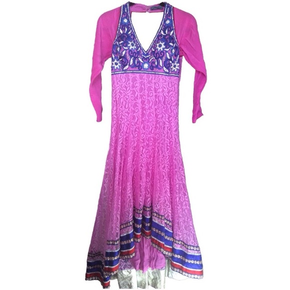 indian clothing Dresses Purple Anarkali Dress Indian Dress