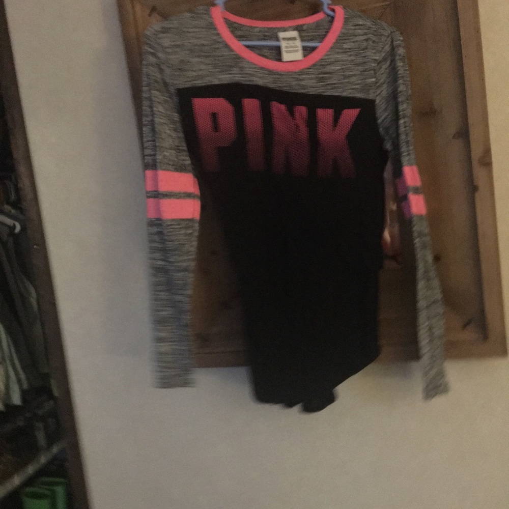 Long sleeve pink shirt