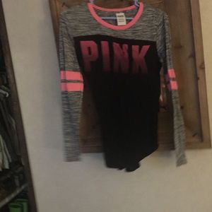Long sleeve pink shirt