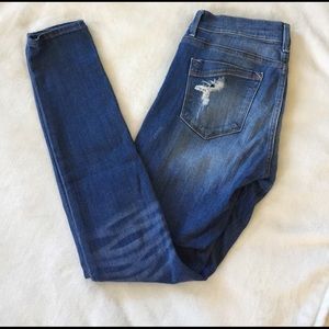 Distressed Express Jeans